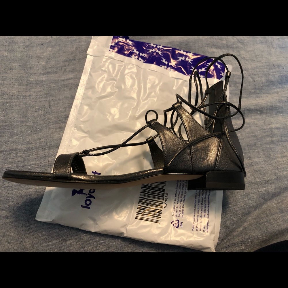 Stuart Weitzman Tie Up Gladiator Sandals